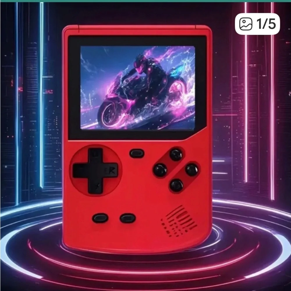 NEWRetro Handheld Gaming Console - Red - Picture 1 of 5